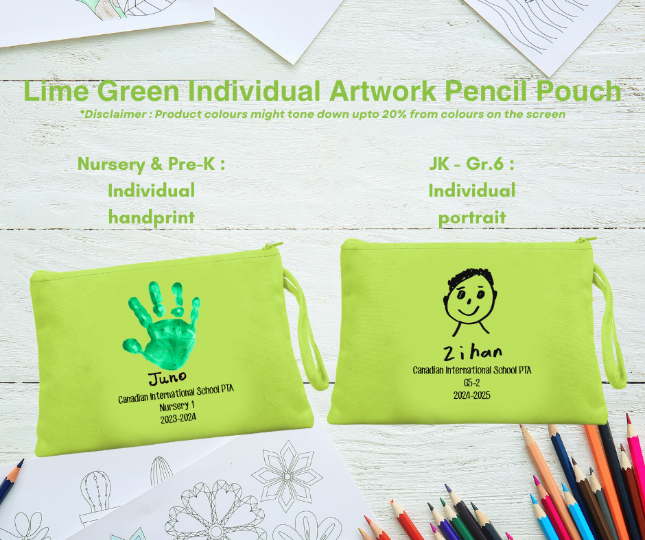 Individual Artwork Pencil Pouch