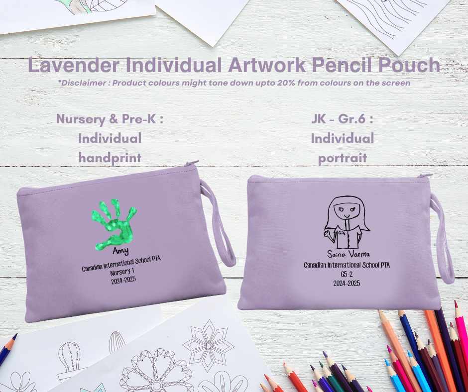 Individual Artwork Pencil Pouch