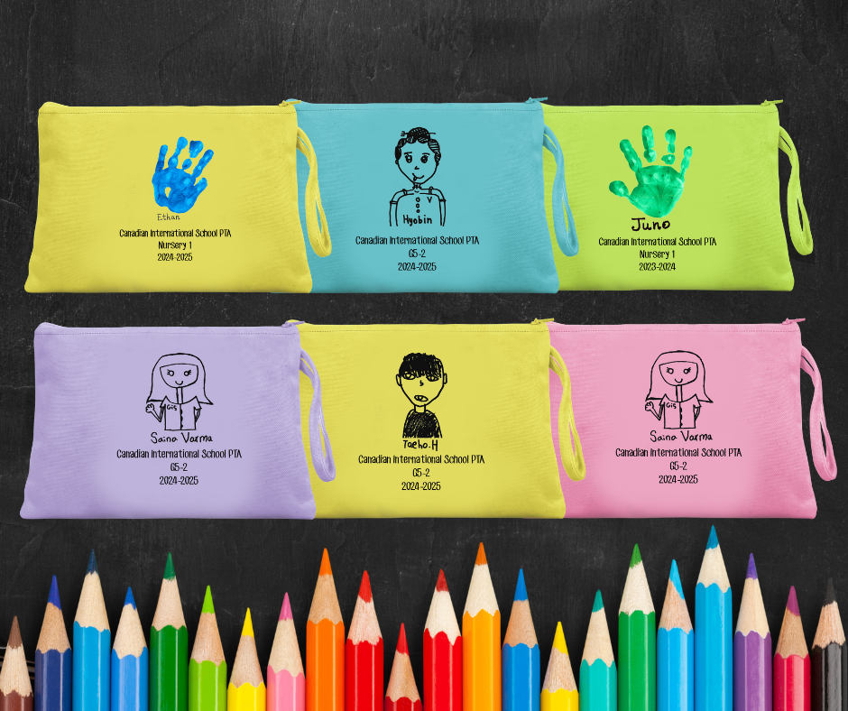 Individual Artwork Pencil Pouch